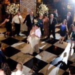 Dancing the Tarantella at an Italian wedding